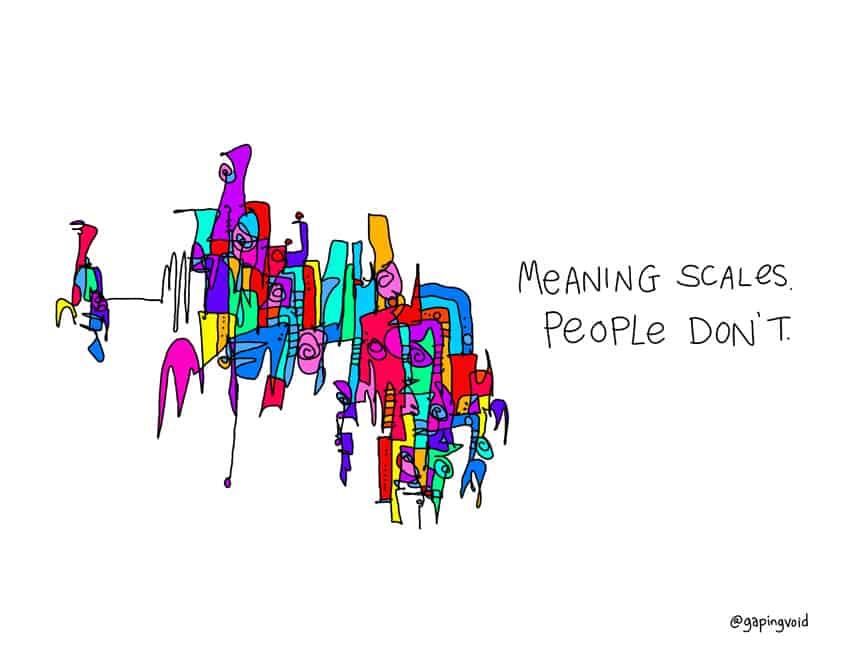 the humanity of it all - Gapingvoid